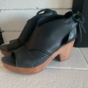 Free People Revolver Leather Clog/Bootie